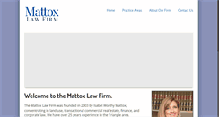 Desktop Screenshot of mattoxfirm.com